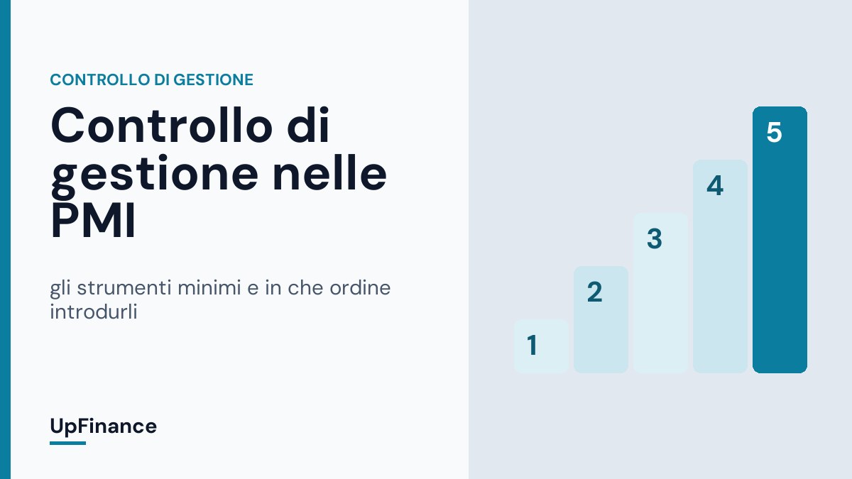 Controllo di gestione nelle PMI: gli strumenti minimi e in che ordine introdurli