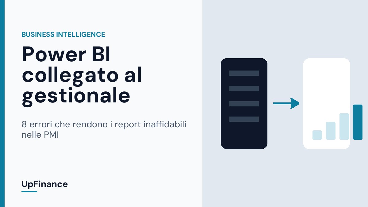 Power BI collegato al gestionale: 8 errori che rendono i report inaffidabili nelle PMI